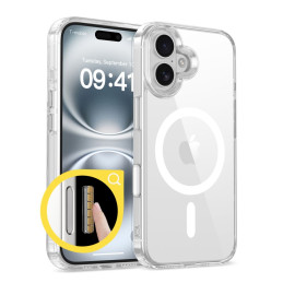 „Tech-Protect Flexair Hybrid CC Magsafe iPhone 16“ dėklas – skaidrus