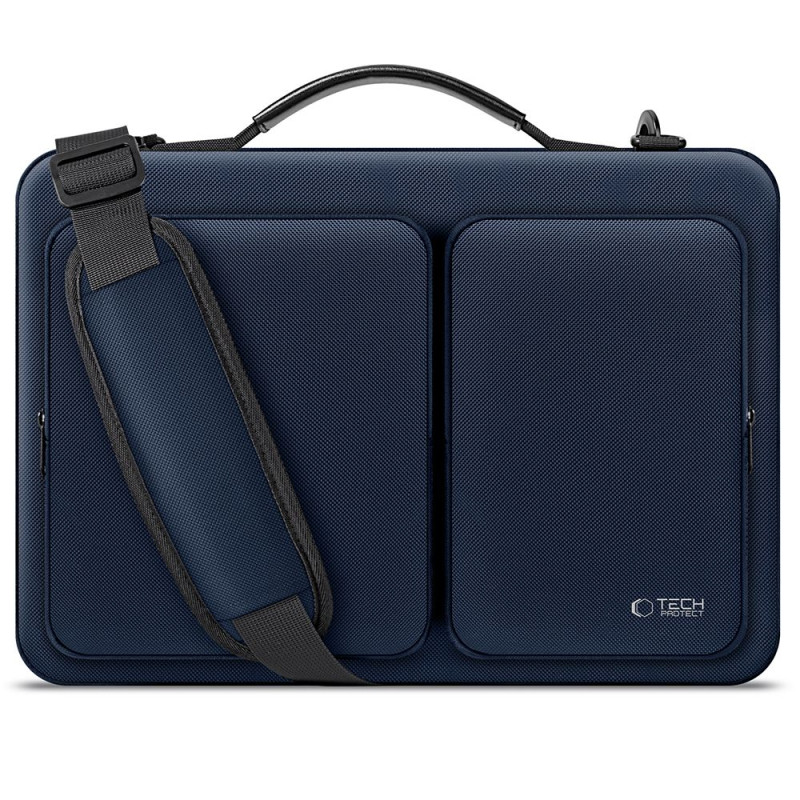 Nešiojamojo kompiuterio krepšys 13-14 Tech-Protect Defender Bag - mėlynas
