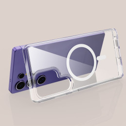 „Tech-Protect FlexAir Hybrid MagSafe“ dėklas, skirtas „Samsung Galaxy S25 Ultra“ – skaidrus