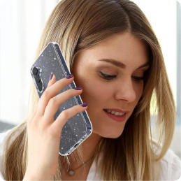 „Tech-Protect FlexAir“ dėklas, skirtas „Samsung Galaxy S25“ – skaidrus ir blizgus