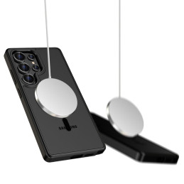 „Tech-Protect MagMat MagSafe“ dėklas, skirtas „Samsung Galaxy S25 Ultra“ – juodas