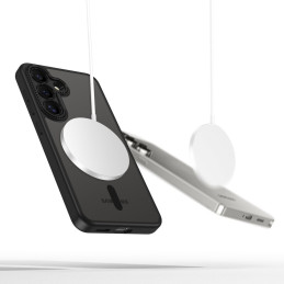 „Tech-Protect MagCam MagSafe“ dėklas, skirtas „Samsung Galaxy S25“ – juodas