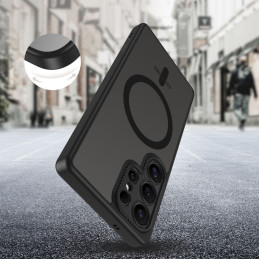 „Tech-Protect MagCam MagSafe“ dėklas, skirtas „Samsung Galaxy S25 Ultra“ – juodas