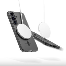 „Tech-Protect MagSlim MagSafe“ dėklas, skirtas „Samsung Galaxy S25“ – juodas