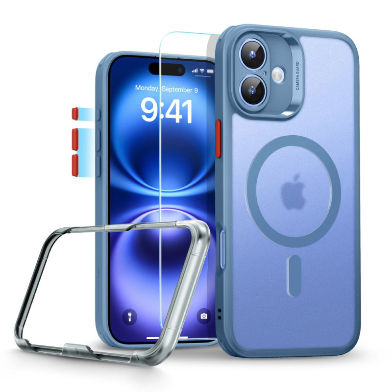 ESR Classic Pro Set Halolock MagSafe dėklas, skirtas iPhone 16 (mėlynas)