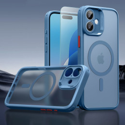 ESR Classic Pro Set Halolock MagSafe dėklas, skirtas iPhone 16 (mėlynas)