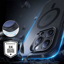 ESR Classic Pro Set Halolock MagSafe dėklas, skirtas iPhone 16 Pro Max – juodas