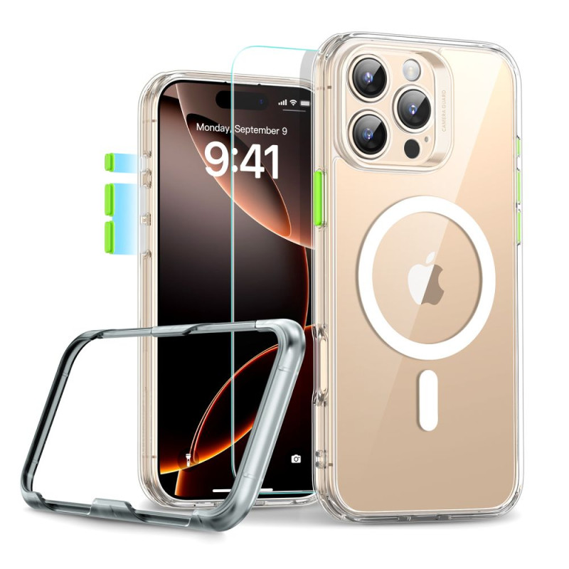 ESR Classic Pro Set Halolock MagSafe dėklas, skirtas iPhone 16 Pro Max – skaidrus