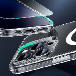 ESR Classic Pro Set Halolock MagSafe dėklas, skirtas iPhone 16 Pro Max – skaidrus