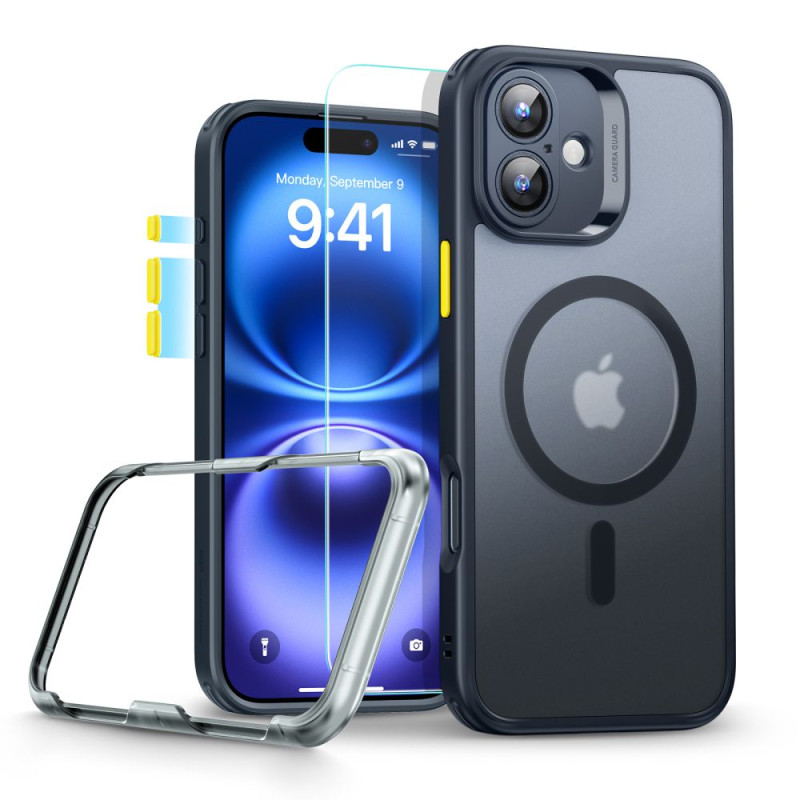 ESR Classic Pro Set Halolock MagSafe dėklas, skirtas iPhone 16 - juodas