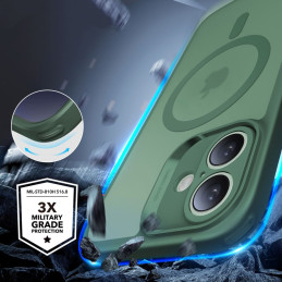 ESR Classic Pro Set Halolock MagSafe iPhone 16 dėklas – žalias