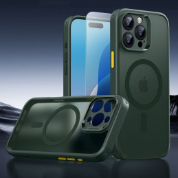 ESR Classic Pro Set Halolock MagSafe dėklas, skirtas iPhone 16 Pro Max – žalias