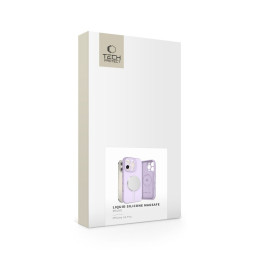 „Tech-Protect“ skysto silikono „MagSafe iPhone 16 Pro“ dėklas – violetinis