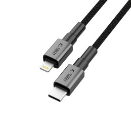 „Tech-Protect Ultraboost DNA USB-C / Lightning PD27W/ 3A“ laidas, 200 cm, pilkas