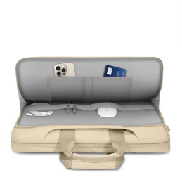 „Tech-Protect Pocket“ 13–14 colių nešiojamojo kompiuterio krepšys – smėlio spalvos