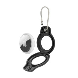 „Tech-Protect Rough Vein“ dviejų dėklų, skirtų „Apple AirTag“, pakuotė – juoda