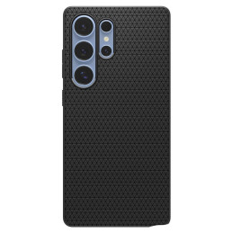 „Spigen Liquid Air“ dėklas, skirtas „Samsung Galaxy S25 Ultra“, juodas
