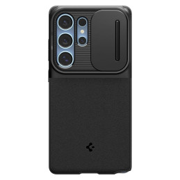 „Spigen Optic Armor“ dėklas, skirtas „Samsung Galaxy S25 Ultra“ – juodas