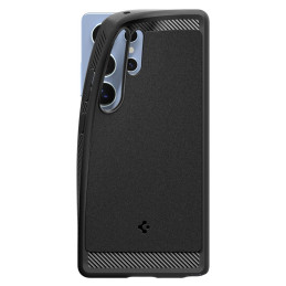 „Spigen Rugged Armor Mag“ dėklas, skirtas „Samsung Galaxy S25 Ultra“, juodas