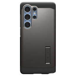 „Spigen Tough Armor MagSafe“ dėklas, skirtas „Samsung Galaxy S25 Ultra“ – pilkas