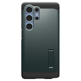„Spigen Tough Armor MagSafe“ dėklas, skirtas „Samsung Galaxy S25 Ultra“ – žalias