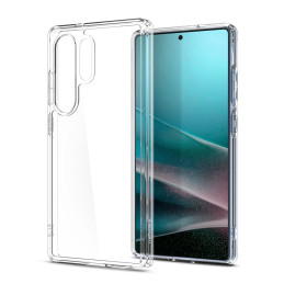 „Spigen Ultra Hybrid“ dėklas, skirtas „Samsung Galaxy S25 Ultra“ – skaidrus
