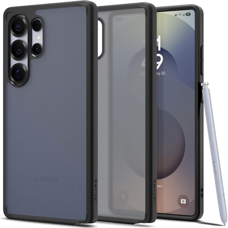 „Spigen Ultra Hybrid“ dėklas, skirtas „Samsung Galaxy S25 Ultra“ – juodas