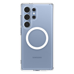 „Spigen Ultra Hybrid Mag“ dėklas, skirtas „Samsung Galaxy S25 Ultra“ – skaidrus