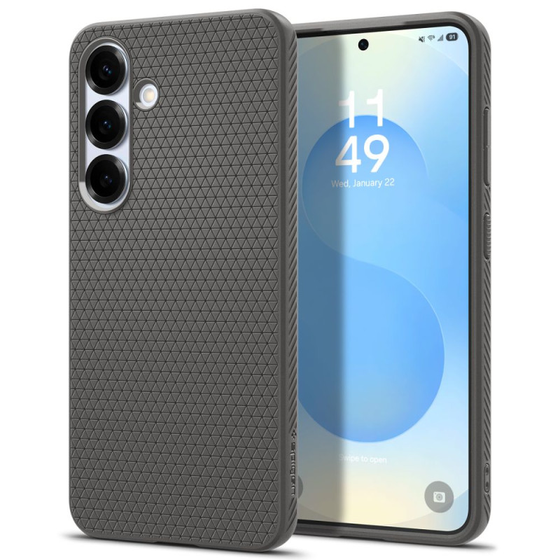 „Spigen Liquid Air“ dėklas, skirtas „Samsung Galaxy S25+“ – pilkas