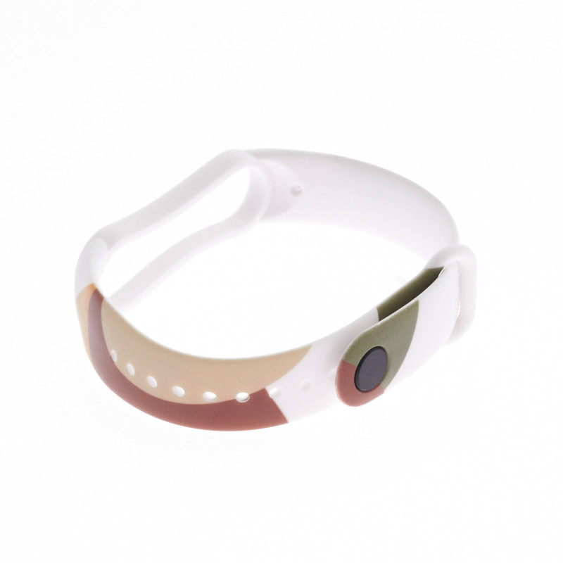 Dirželis Moro apyrankė, skirta Xiaomi Mi Band 4 / Mi Band 3 Silikoninio dirželio laikrodžio apyrankės modelis 4
