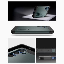 „Spigen Tough Armor MagSafe“ dėklas, skirtas „Samsung Galaxy S25+“ – žalias