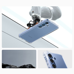 „Spigen Ultra Hybrid“ dėklas, skirtas „Samsung Galaxy S25+“ – skaidrus