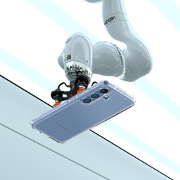 „Spigen Ultra Hybrid“ dėklas, skirtas „Samsung Galaxy S25+“ – skaidrus
