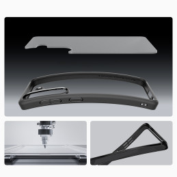 „Spigen Ultra Hybrid“ dėklas, skirtas „Samsung Galaxy S25+“ – juodas