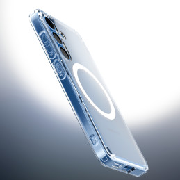 „Spigen Ultra Hybrid Mag“ dėklas, skirtas „Samsung Galaxy S25+“ – skaidrus