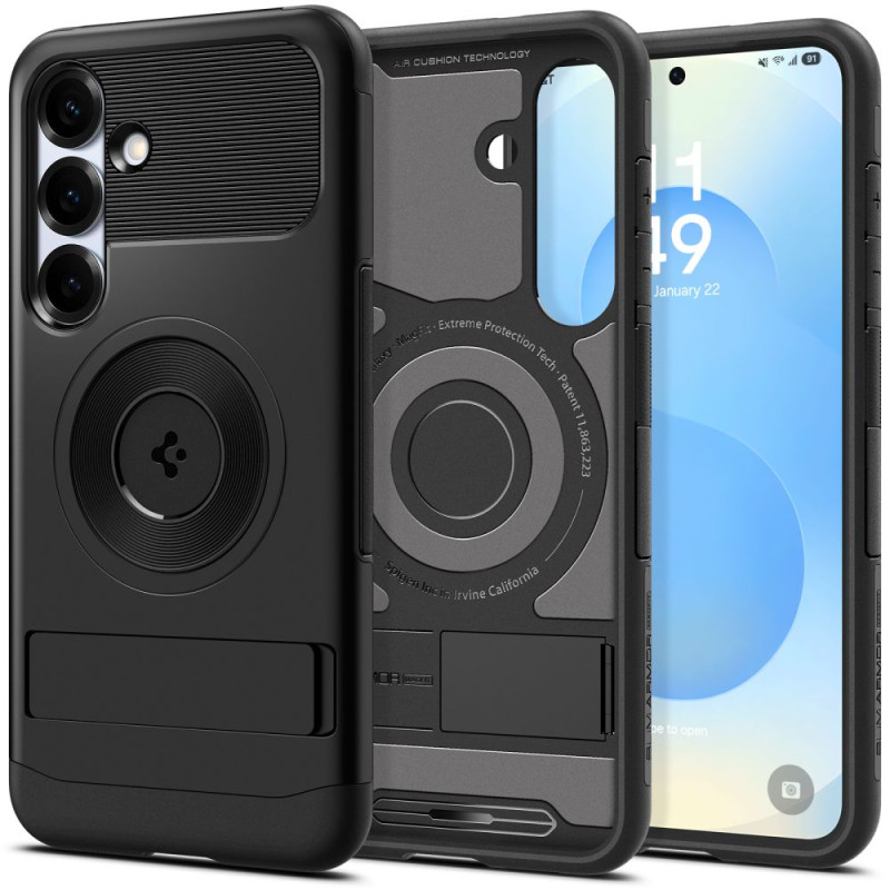 „Spigen Slim Armor“ dėklas, skirtas „Samsung Galaxy S25+“ – juodas