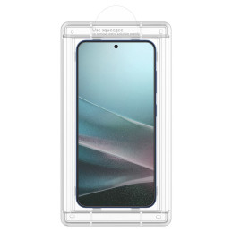 „Spigen ELITE SHIELD EZ FIT“ hibridinis stiklas, skirtas „Samsung Galaxy S25+“ - skaidrus