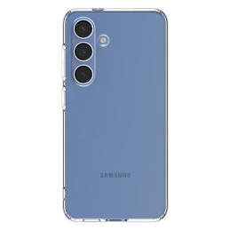 „Spigen“ skystųjų kristalų dėklas, skirtas „Samsung Galaxy S25“ – skaidrus