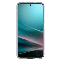 „Spigen“ skystųjų kristalų dėklas, skirtas „Samsung Galaxy S25“ – skaidrus