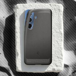 „Spigen Rugged Armor Mag MagSafe“ dėklas, skirtas „Samsung Galaxy S25“ – pilkas