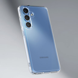 „Spigen Ultra Hybrid“ dėklas, skirtas „Samsung Galaxy S25“ – skaidrus