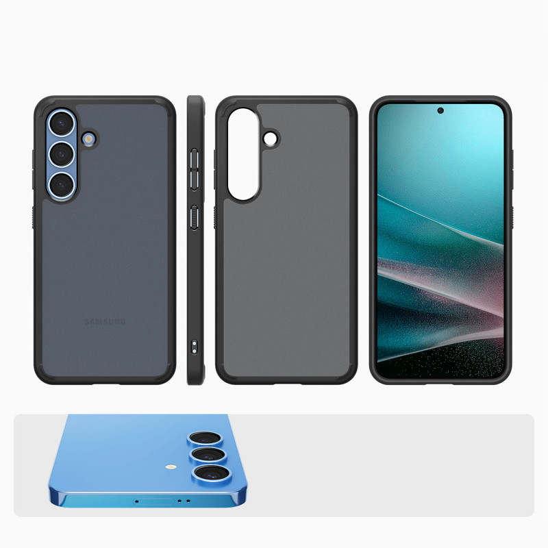 „Spigen Ultra Hybrid“ dėklas, skirtas „Samsung Galaxy S25“ – juodas