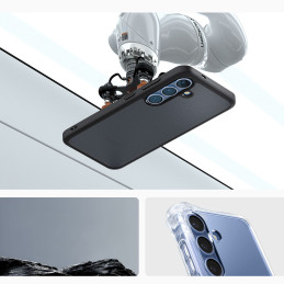 „Spigen Ultra Hybrid“ dėklas, skirtas „Samsung Galaxy S25“ – juodas