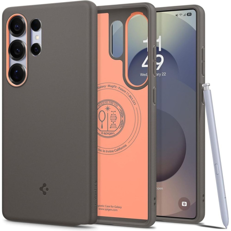 „Caseology Nano Pop“ dėklas, skirtas „Samsung Galaxy S25 Ultra“ – oranžinis