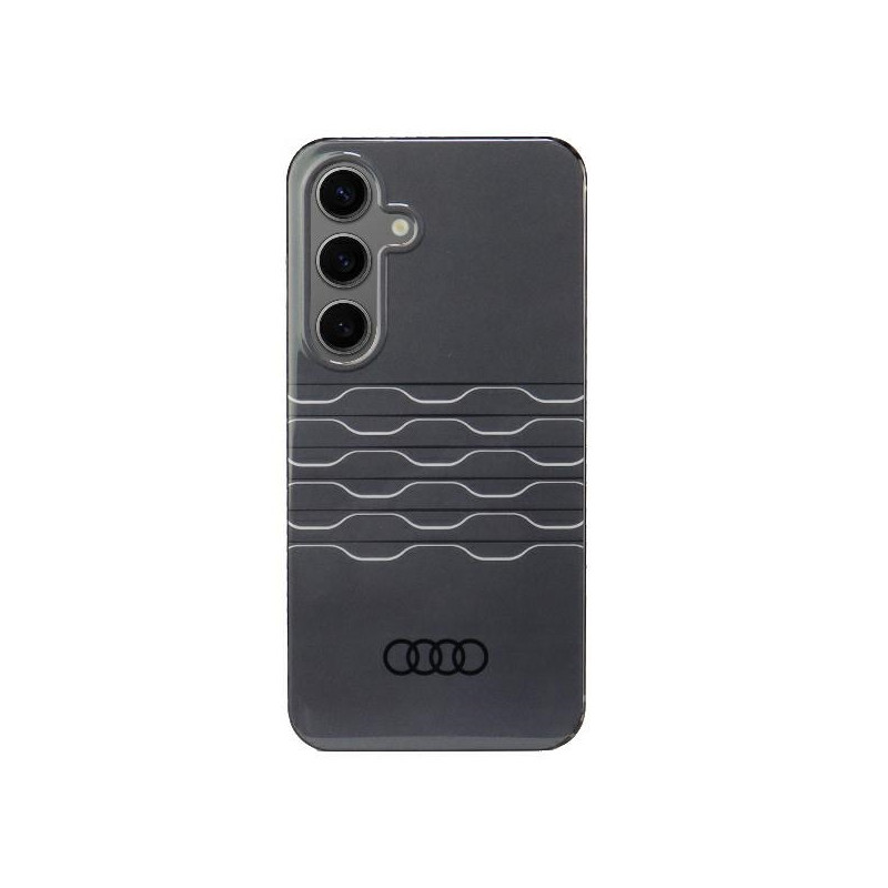 Audi IML geometrinio rašto dėklas, skirtas Samsung Galaxy S24 - juodas