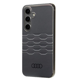Audi IML geometrinio rašto dėklas, skirtas Samsung Galaxy S24 - juodas