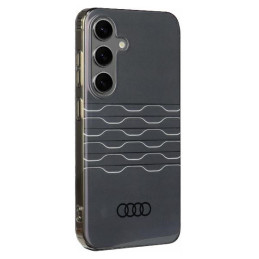 Audi IML geometrinio rašto dėklas, skirtas Samsung Galaxy S24 - juodas