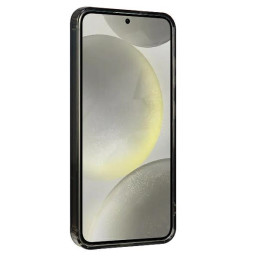 Audi IML geometrinio rašto dėklas, skirtas Samsung Galaxy S24 - juodas