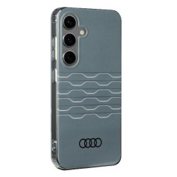 Audi IML geometrinio rašto dėklas, skirtas Samsung Galaxy S24 - pilkas