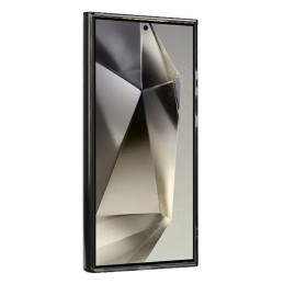 Audi IML geometrinio rašto dėklas, skirtas Samsung Galaxy S24 Ultra - juodas
